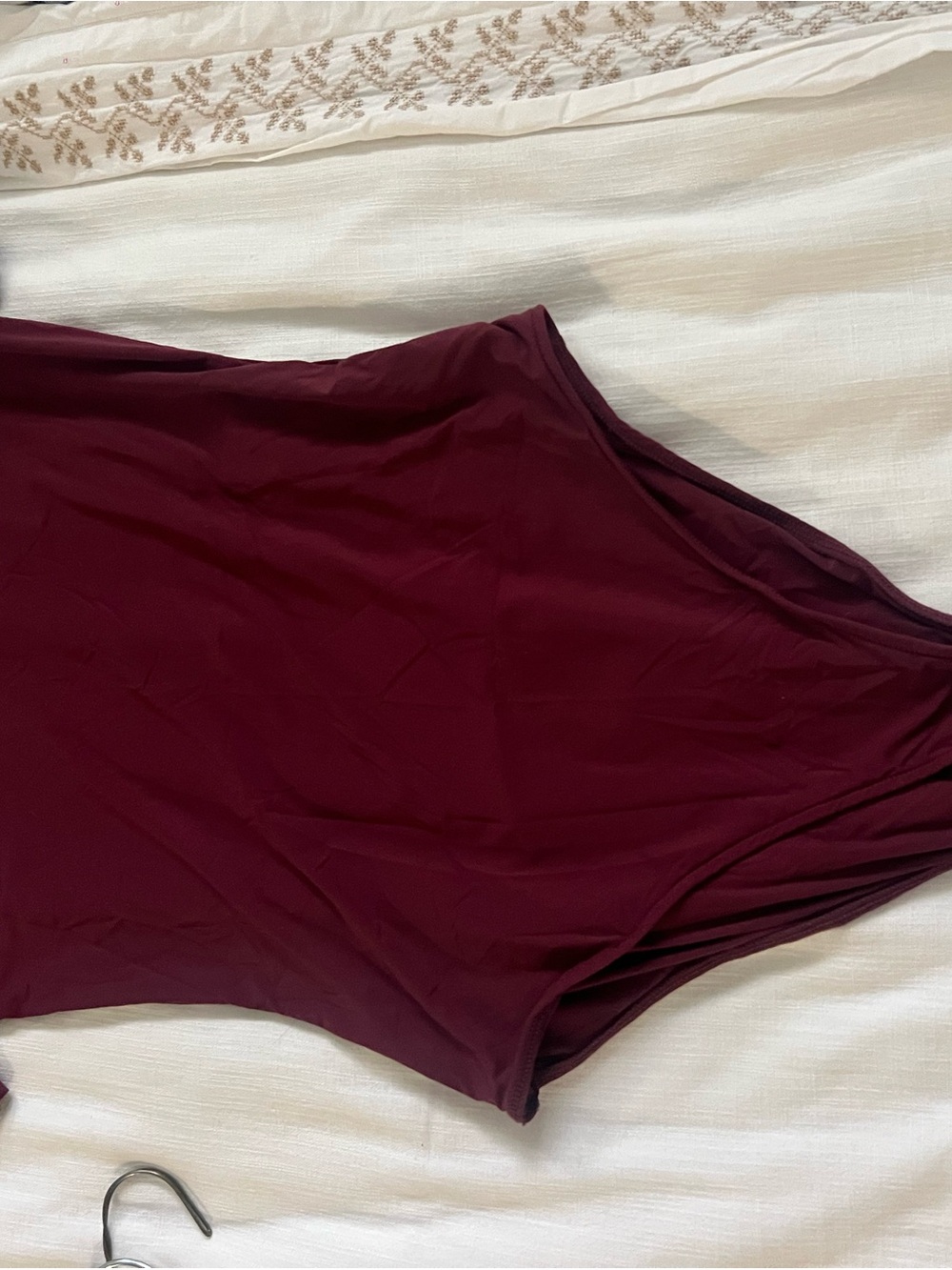 Women's Sleeveless Tank Bodysuit in Wine